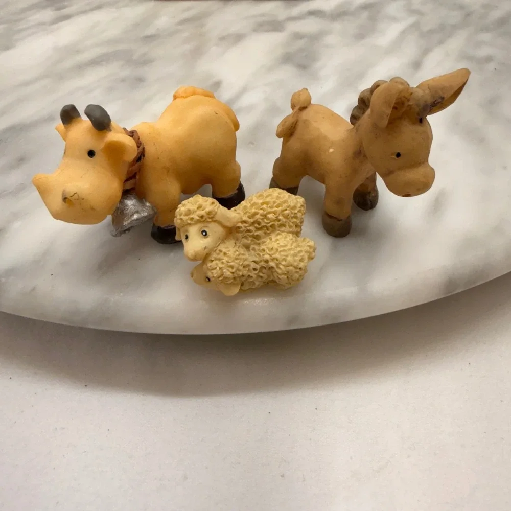 Sweet Nativity set 12 Piece Holy Family‎ Manger Animals Angel Christmas Jesus